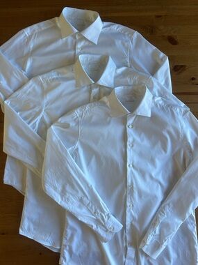 Lot of 3 Suitsupply White Dress Shirts